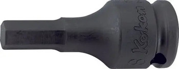 Koken 13012M.52-5, 3/8 Sq. Dr. Bit Socket  5mm Hex Length 52mm
