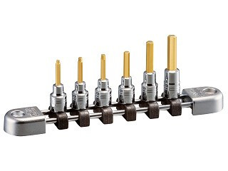 Nepros NTBT206A, 1/4"sq. Hex Key Socket Set (6pcs.)