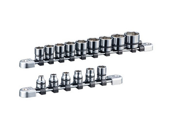 Nepros NTB315BA, 3/8"sq. Socket Set (6pt.) SAE (15pcs)