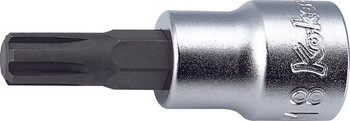 Koken 3027.50-M5, 3/8 Sq. Dr. Bit Socket Ribe-CV M5  Length 50mm_main