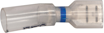 Auveco 22971, Crystal Clear Seal Fully-Insulated Female - 16-14 Awg .250", Banded Blue, Pack Size: 15_main