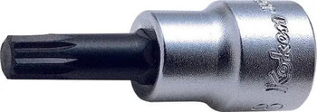 Koken 3020.50-M14 3/8 Sq. Dr. Bit Socket XZN M14 Triple Square Length 50mm