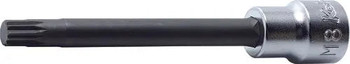 Koken 3020.100-M4 3/8 Sq. Dr. Bit Socket XZN M4 Triple Square Length 100mm