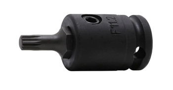 Koken 13134X.52-M8 3/8 Sq. Dr. Bit Socket XZN M8 Triple Square Length 52mm