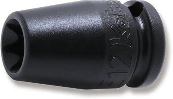 Koken 13425EG-E12 3/8 Sq. Dr. Impact TORXÂ® E12 Socket w/ Magnet - Length 32mm