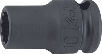 Koken 13406A-7/16 3/8 Sq. Dr. Socket  7/16 12 point Length 32mm Thin walled_main