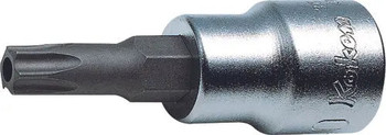 Koken 3025.50-T55H 3/8 Sq. Dr. Tamper-Resistant TORXÂ® T55H Bit Socket - Length 50mm