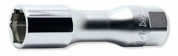 Koken 3300CZ-14 3/8 Sq. Dr. Z-Series 6-Point Clip Type Spark Plug Socket 14mm