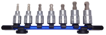 Eight tool 83Bb-S7 Taper Head Hex Socket Bit 3/8" Drive 7Pcs. Set 4-10Mm_main