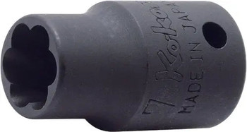 Koken 2127-8 1/4 Sq. Dr. Nut Twister 8mm Length 23mm