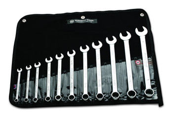 Wright tool 711, Combination Wrench WRIGHTGRIP 2.0 11 Piece Set - 12 Point Satin 3/8"- 1"_main