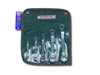 Wright tool 9429, Reverse Ratcheting Box Wrench 5 Piece Set - 12 Point Offset 1/4"-7/8"_main