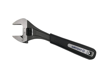 Wright tool 9ABG12, Adjustable Wrench Maximum Capacity 1-1/2" Black Cushion Grip 12"_main