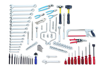Wright tool 166, 96 Piece Fractional Starter Set 3/8" & 1/2" Drives, Tools Only_main