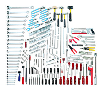 Wright tool 191, 260 Piece Metric Master Maintenance Set 1/4", 3/8" & 1/2" Drives, Tools Only_main