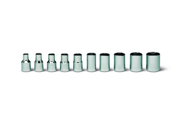 Wright tool 200, 1/4" Drive 10 Piece Set - 6 Point Standard Sockets - 5/32" - 1/2"_main