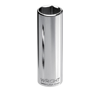Wright tool 25-06MM, 1/4" Drive 6 Point Deep Metric Socket - 6mm_main Wright tool 25-06MM, 1/4" Drive 6 Point Deep Metric Socket - 6mm_main