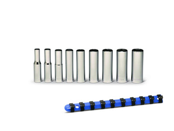 Wright tool 257, 1/4" Drive 9 Piece Set - 6 Point Deep Metric Sockets, 5mm - 13mm_main Wright tool 257, 1/4" Drive 9 Piece Set - 6 Point Deep Metric Sockets, 5mm - 13mm_main