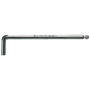 Wera 022050, 950 PKL L-key, metric, chrome-plated, 1.5 x 90 mm