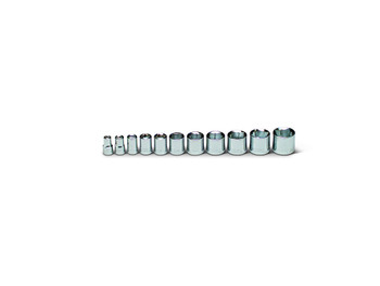 Wright tool 379, 3/8" Drive 11 Piece Set - 8 Point Standard Sockets, 1/4" - 7/8"_main
