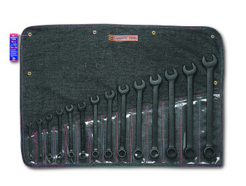 Wright tool 721, Combination Wrench WRIGHTGRIP 2.0 14 Piece Set - 12 Point Black Industrial 3/8"-1-1/4"_main