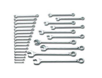 Wright tool 726, Combination Wrench WRIGHTGRIP 2.0 26 Piece Set - 12 Point Satin 1/4"-2"_main