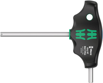 Wera 023346, 454 HF T-handle hexagon screwdriver Hex-Plus with holding function, 6 x 100 mm_main