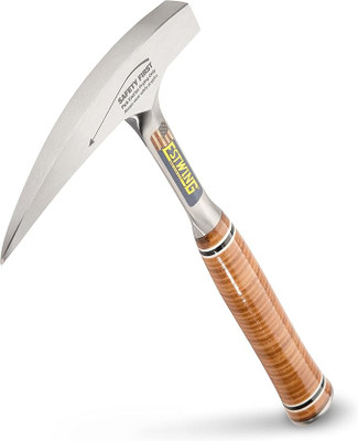 Estwing E30, 22 Oz Solid Steel Rock Pick With Pointed Tip And Leather Grip_main