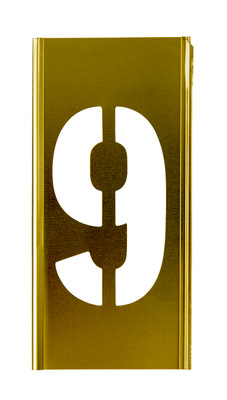 CH Hanson 100119, Stencil Sort-2" Brass Gothic 9_main