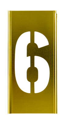 CH Hanson 100136, Stencil Sort-3" Brass Gothic 6_main