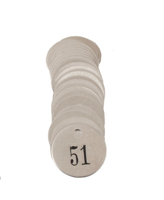 CH Hanson 40035, Tag-51-75 1-1/4" Round Aluminum 25pk_main