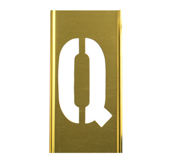 CH Hanson 10013Q, Stencil Sort-3" Brass Gothic Q_main