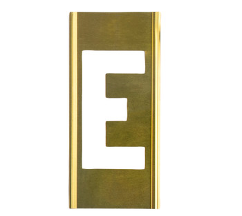 CH Hanson 10014E, Stencil Sort-4" Brass Gothic E_main