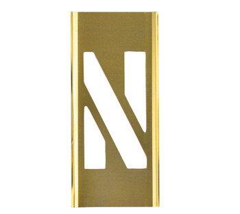 CH Hanson 10014N, Stencil Sort-4" Brass Gothic N_main