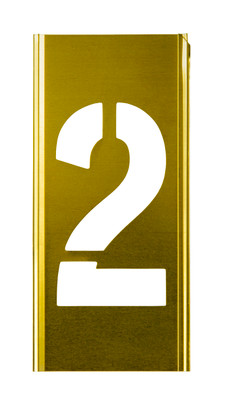 CH Hanson 100152, Stencil Sort-5" Brass Gothic 2_main