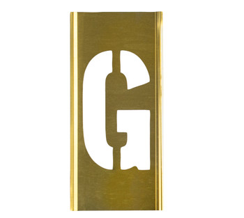 CH Hanson 10015G, Stencil Sort-5" Brass Gothic G_main