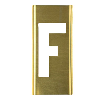 CH Hanson 10016F, Stencil Sort-6" Brass Gothic F_main