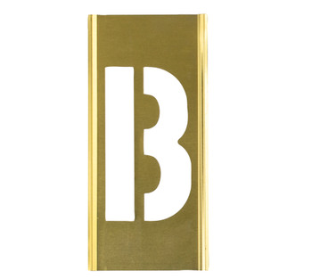 CH Hanson 10161B, Stencil Sort-10" Brass Gothic B_main