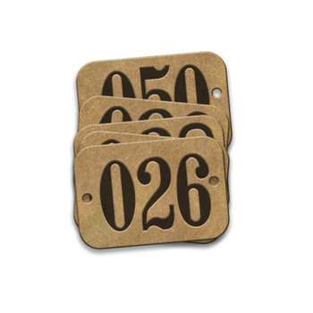 CH Hanson 35165, Tag-026-050 5/8"x1-29/32" Round Ends Brass 25pk_main