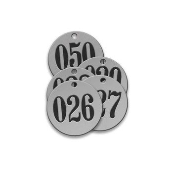 CH Hanson 40070, Tag-026-050 1-1/4" Round Stainless Steel 25pk_main