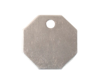 CH Hanson 41526, Tag-1-1/4" Octagon Aluminum 100pk_main