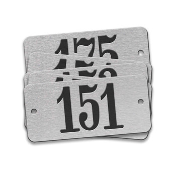 CH Hanson 42606, Tag-151-175 1"x2-1/8" Round Ends Aluminum25pk_main