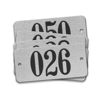 CH Hanson 42612, Tag-026-050 1"x2-1/8" Round Ends Aluminum 25pk_main