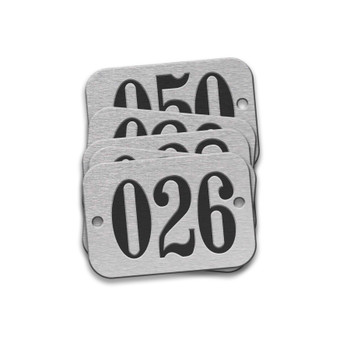 CH Hanson 42613, Tag-026-050 5/8"x1-29/32" Round Ends Aluminum 25pk_main