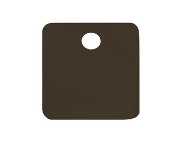 CH Hanson 43020, Tag-1" Square Anodized Aluminum Black 5pk_main