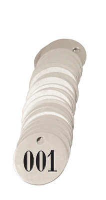 CH Hanson 43205, Tag-001-100 1-1/4" Round Aluminum 100pk_main