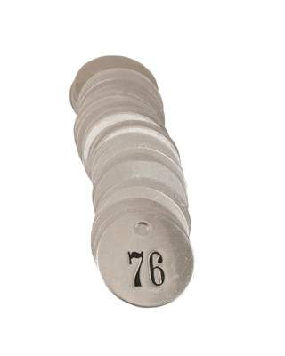 CH Hanson 43350, Tag-76-100 1" Round Aluminum 25pk_main