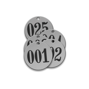 CH Hanson 43365, Tag-001-025 1" Round Stainless Steel 25pk_main
