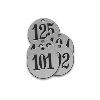 CH Hanson 43369, Tag-101-125 1" Round Stainless Steel 25pk_main