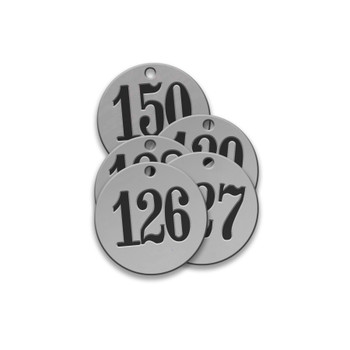 CH Hanson 43370, Tag-126-150 1" Round Stainless Steel25pk_main